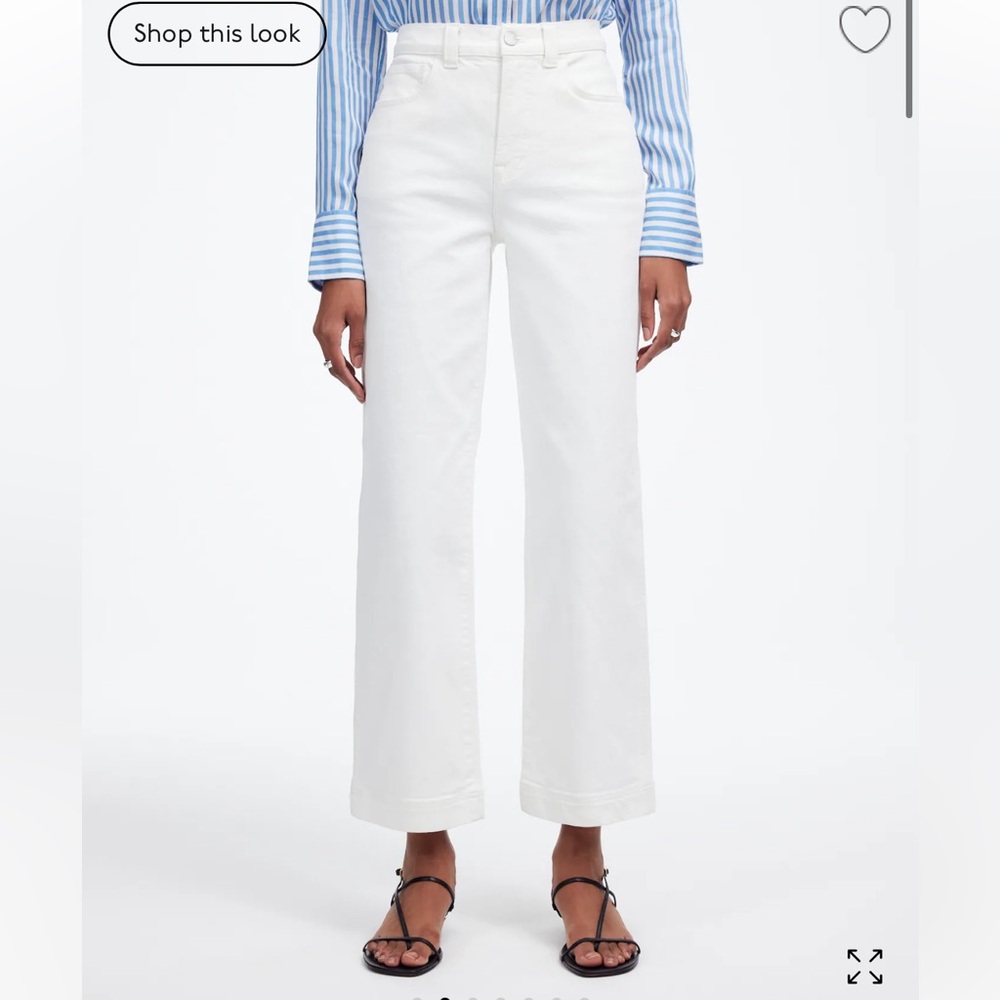 Madewell The Perfect Vintage Wide Leg Crop Jean